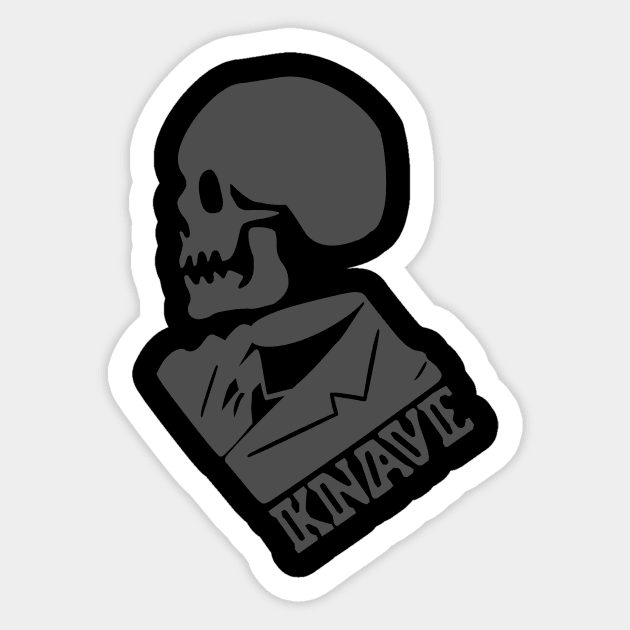 The Knave Sticker by SawBear